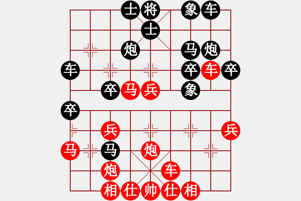 象棋棋譜圖片：2006年第三屆梁山賽第九輪：內(nèi)蒙伊泰(5r)-勝-香港黃埔前(2級) - 步數(shù)：30 