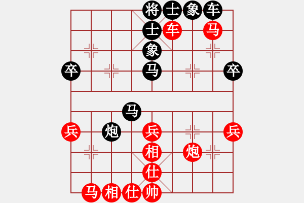 象棋棋譜圖片：賴(lài)曙光（業(yè)6-3）先負(fù)獨(dú)特財(cái)哥（業(yè)6-1）201805182107.pgn - 步數(shù)：40 