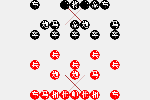 象棋棋譜圖片：百花-樺VS百花蕊蕊(2015-1-15) - 步數(shù)：10 