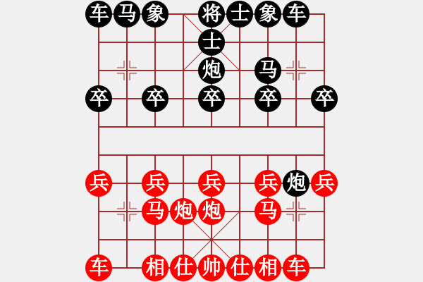 象棋棋譜圖片：飛棋將軍(8弦)-勝-bossim(2弦) - 步數(shù)：10 