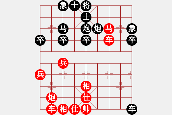 象棋棋譜圖片：小剃頭[2389605476] -VS- 易億[2392954020] - 步數(shù)：40 