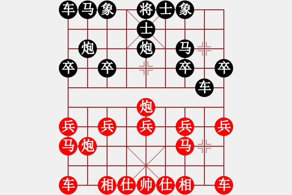 象棋棋譜圖片：王廣贏[紅] -VS- 癡狂[黑] - 步數(shù)：10 