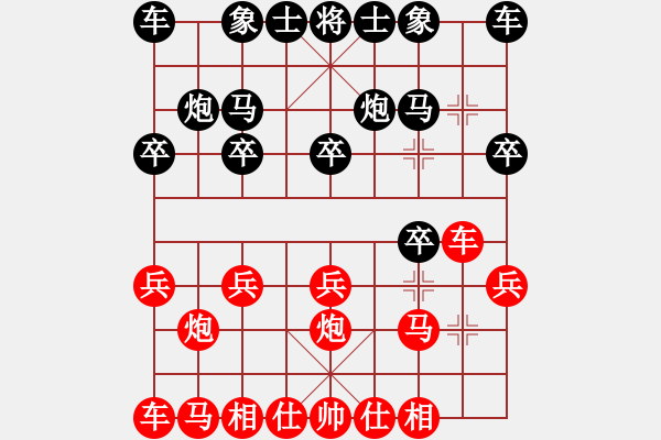 象棋棋譜圖片：唐紅輝(先負(fù))王朝明.2024.02.15 - 步數(shù)：10 