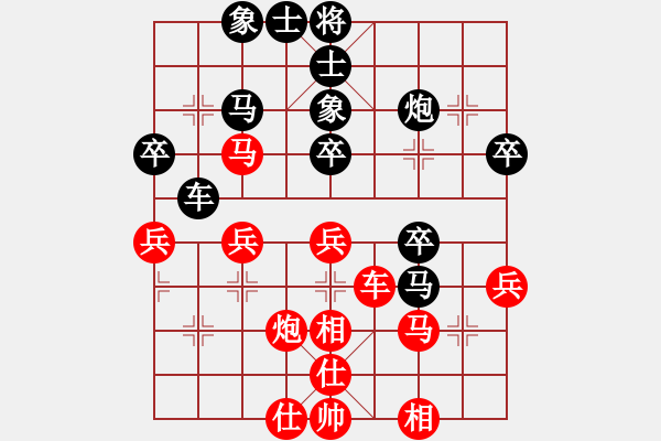 象棋棋譜圖片：淄博老頑童(9段)-負(fù)-左將軍(8段) - 步數(shù)：40 