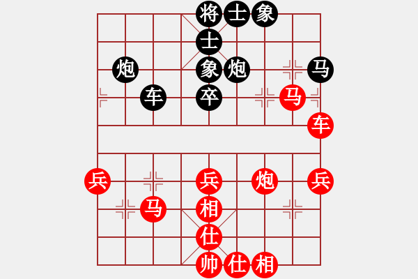 象棋棋譜圖片：縣級(jí)棋手(3段)-和-老馬上路(9級(jí)) - 步數(shù)：60 