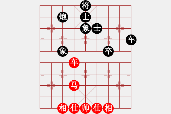 象棋棋譜圖片：zhoupu(9星)-和-過往云煙(9星) - 步數(shù)：200 