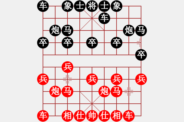 象棋棋谱图片：滕飞 先和 黄文俊 - 步数：10 