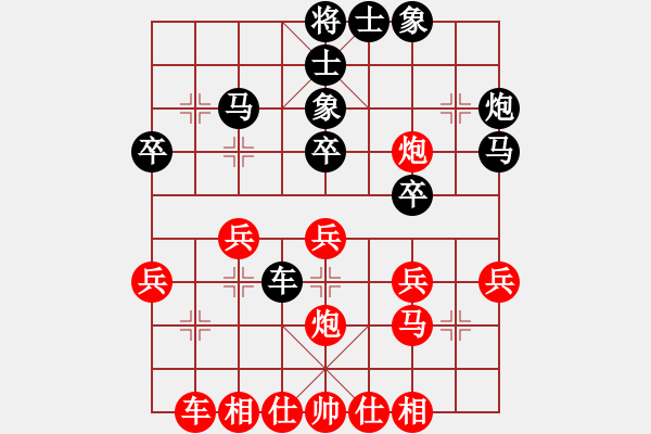 象棋棋譜圖片：鳳凰棋迷 先負(fù) 湘西菜鳥 - 步數(shù)：30 