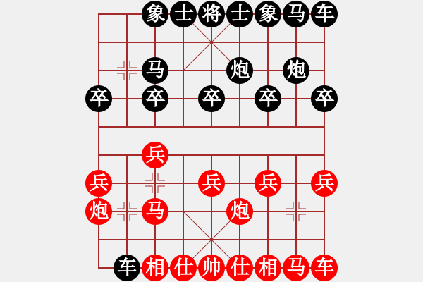 象棋棋谱图片：张国凤 先和 党国蕾 - 步数：10 