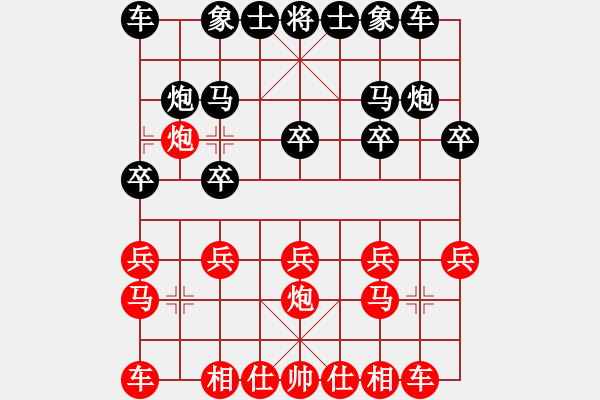 象棋棋譜圖片：靜悄悄的來(lái)(5級(jí))-負(fù)-阜寧縣冠軍(4級(jí)) - 步數(shù)：10 