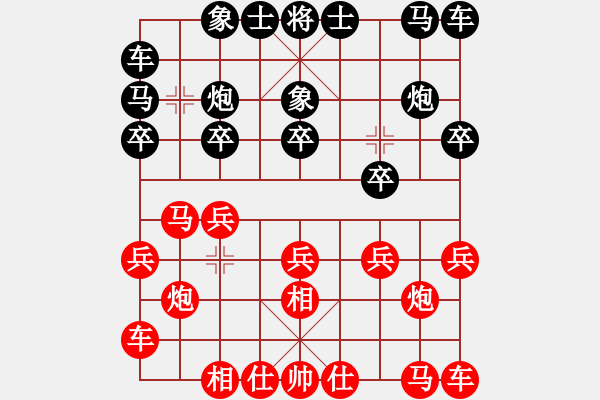 象棋棋譜圖片：aahq(7星)-勝-鬼神哥哥(天罡) - 步數(shù)：10 