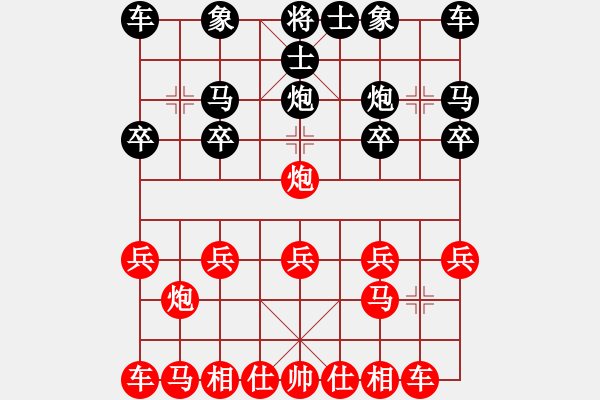 象棋棋譜圖片：2023.9.9.9周年賽先勝大列手炮 - 步數(shù)：10 