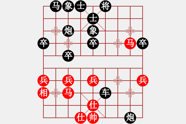 象棋棋譜圖片：分紅比例符合技術(shù)開 負 雄獅 - 步數(shù)：50 