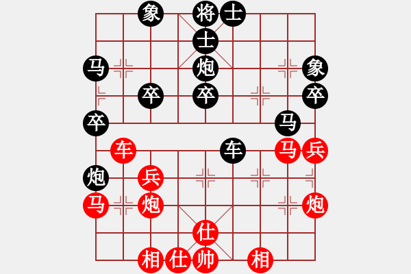 象棋棋譜圖片：獸馬堂(4段)-負(fù)-厚德載物(2段) - 步數(shù)：40 