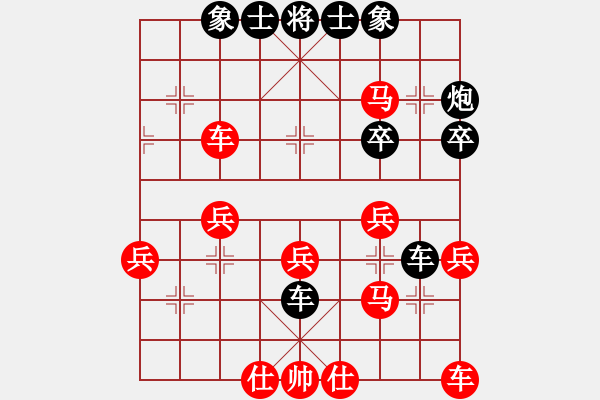 象棋棋譜圖片：三步虎轉(zhuǎn)列炮紅車八進(jìn)六-2-4 - 步數(shù)：30 