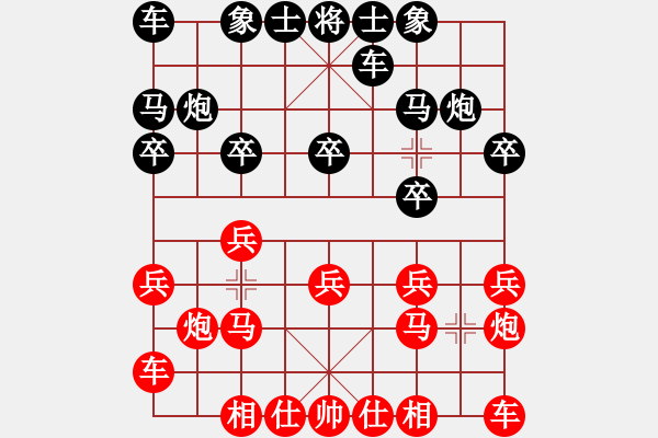 象棋棋谱图片：150711 第4轮 第18台 陈颖斌（雪）先胜 方志为（雪） - 步数：10 