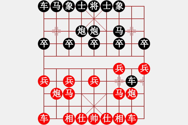 象棋棋譜圖片：天使棋手(9星)-勝-福崗陳詠欽(無極) - 步數(shù)：10 