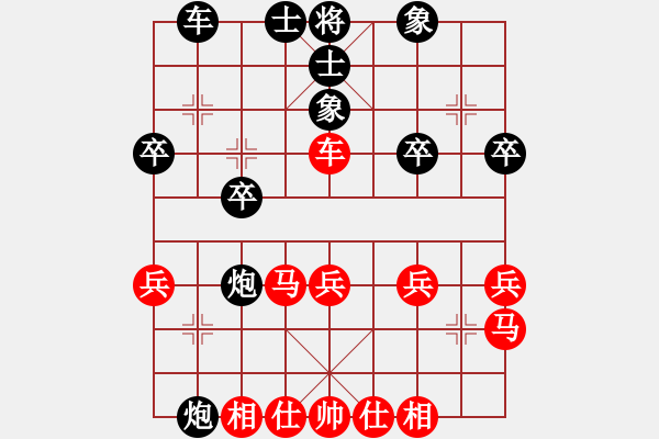 象棋棋譜圖片：核能博物館(8段)-負-屠龍蔑楚(8段) - 步數(shù)：30 