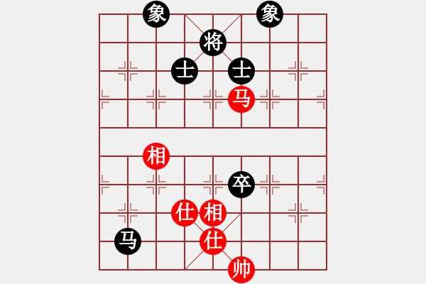 象棋棋譜圖片：81局 A21- 飛相對右士角炮-小蟲引擎23層 (先和) BugChess18-07-11 x6 - 步數(shù)：171 