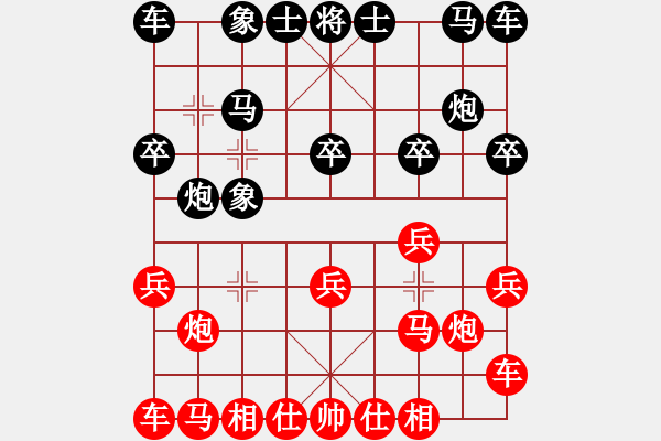 象棋棋譜圖片：第8局 周德裕 先勝 胡章 - 步數(shù)：10 