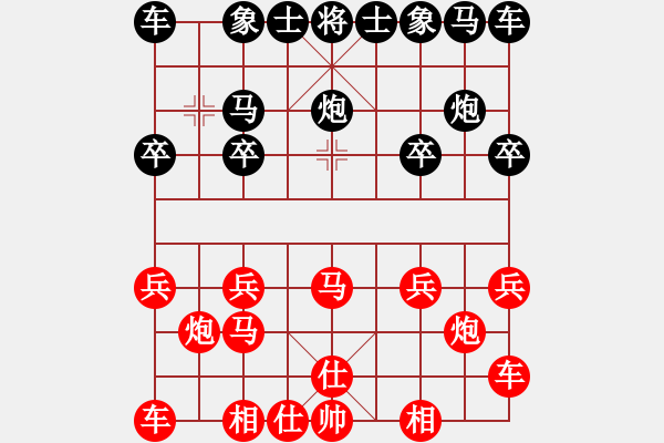 象棋棋譜圖片：棋友-魚aiq鳥[575644877] -VS- 賭神[614660666] - 步數(shù)：10 