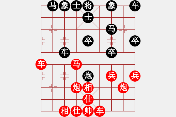 象棋棋譜圖片：寧波市全民健身指導(dǎo)中心 徐昱俊科 勝 黑龍江省社體與棋牌中心 王平川 - 步數(shù)：30 