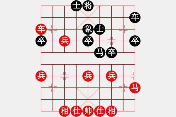 象棋棋譜圖片：同盟比賽七(5r)-和-品棋戰(zhàn)神(9級(jí)) - 步數(shù)：50 