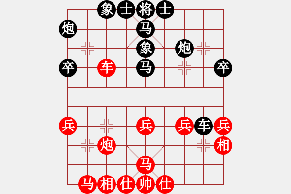 象棋棋譜圖片：初級棋手(風(fēng)魔)-負(fù)-北斗棋星(天罡) - 步數(shù)：40 