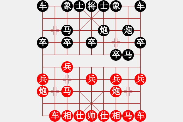 象棋棋譜圖片：第二關(guān) 攻擂者 李冠男（先和）守將關(guān) 何 剛 - 步數(shù)：10 