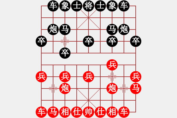 象棋棋譜圖片：林醫(yī)生(日帥)-和-五色云(9段) - 步數(shù)：10 