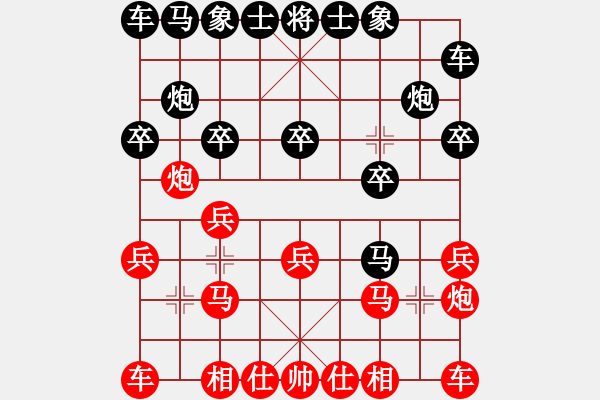 象棋棋譜圖片：雙飛燕 對(duì) 以守為攻 - 步數(shù)：10 