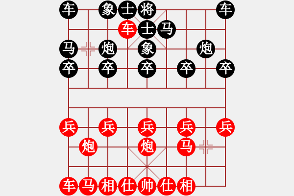 象棋棋譜圖片：橫才俊儒[292832991] -VS- hhong[631422726] - 步數(shù)：10 