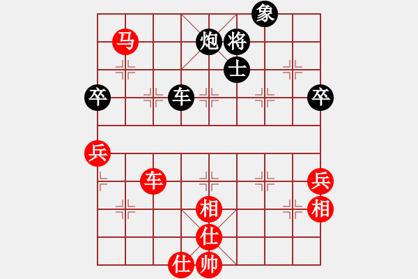 象棋棋譜圖片：不進(jìn)兵五七炮另一種變化 - 步數(shù)：129 