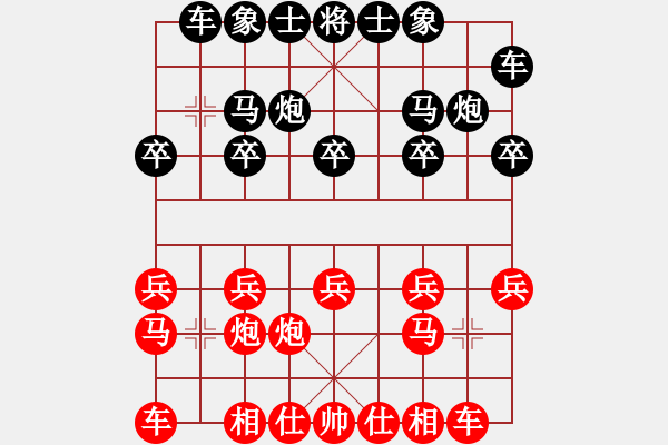 象棋棋譜圖片：zhoujialai(月將)-勝-三將就餐好(9段) - 步數(shù)：10 