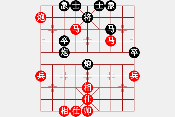 象棋棋譜圖片：2022.10.5.6五分鐘先負(fù)列炮應(yīng)該車二進(jìn)五 - 步數(shù)：60 