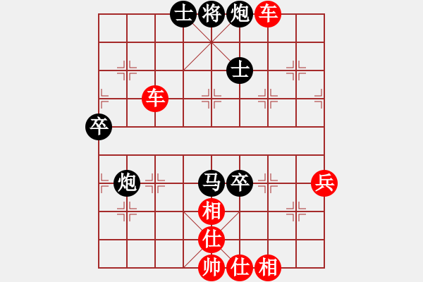 象棋棋譜圖片：悍匪劉大疤(5段)-勝-弈棋風(fēng)發(fā)(1段) - 步數(shù)：100 