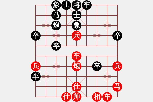 象棋棋譜圖片：斷橋殘雪(0舵)-負-努力進取(8舵) - 步數(shù)：40 