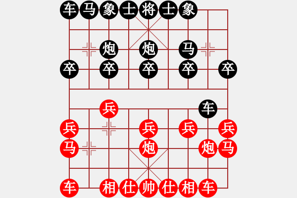 象棋棋譜圖片：goldgold(風(fēng)魔)-負(fù)-一招驚心(8星) - 步數(shù)：10 