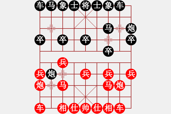 象棋棋譜圖片：wgp 先勝 千目修羅（專1-1） - 步數(shù)：10 