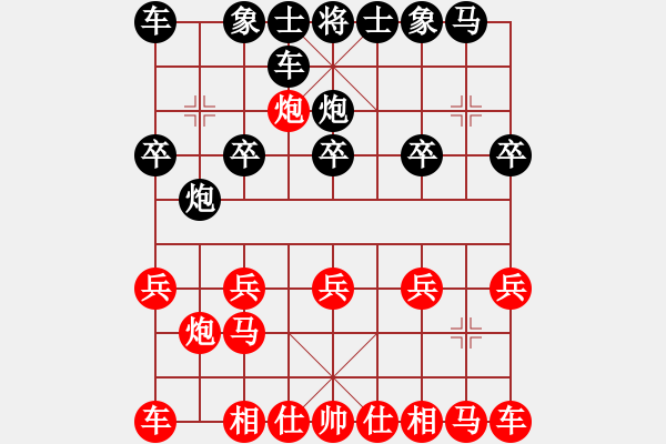 象棋棋譜圖片：受到了岳志斌先手棄馬式啟發(fā)，我假設后手D - 步數(shù)：10 