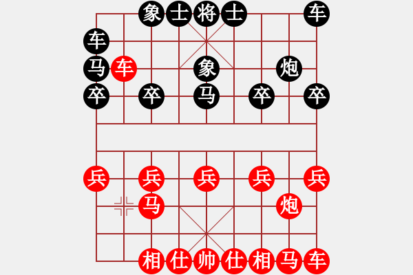 象棋棋譜圖片：xixi[406760009] -VS- 意悠心輕[38090586] - 步數(shù)：10 