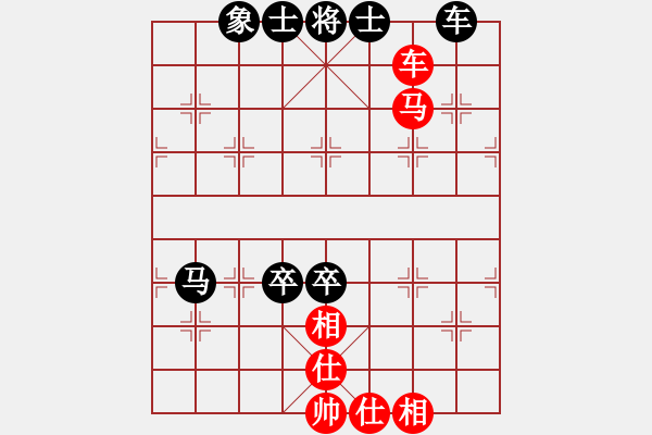 象棋棋譜圖片：令狐沖沖(9級(jí))-和-時(shí)尚人(9級(jí)) - 步數(shù)：140 