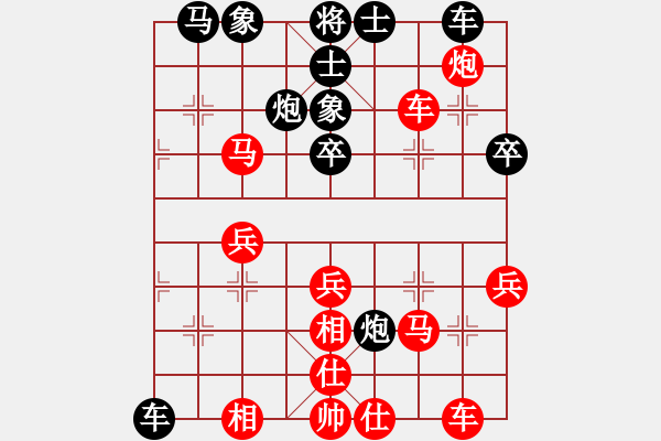 象棋棋譜圖片：大師群神仙姐姐VS大師群樺(2012-12-15) - 步數：40 