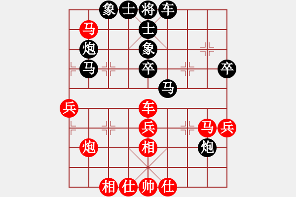 象棋棋譜圖片：凱哥(2段)-負-李佳億(6段) - 步數：40 