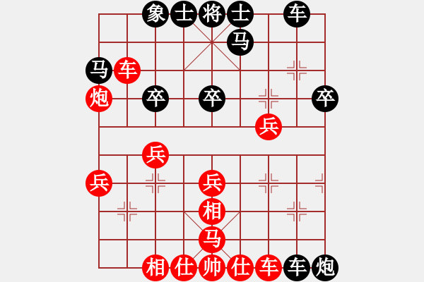 象棋棋譜圖片：象棋低低手(風(fēng)魔)-負(fù)-越界(北斗) - 步數(shù)：40 