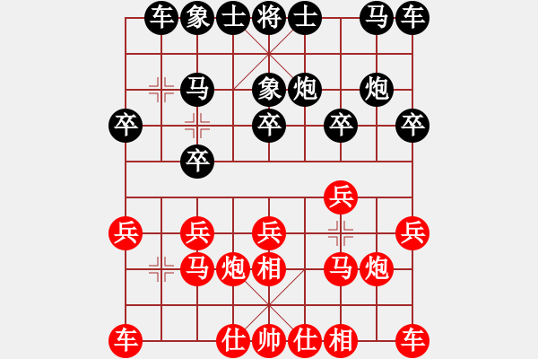 象棋棋譜圖片：tuyettrang(3段)-負(fù)-美妙鑲嵌(5段) - 步數(shù)：10 