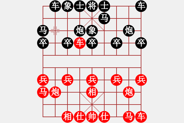 象棋棋譜圖片：八強賽 （三四名爭奪 快棋10 5 ） 成都棋院 李少庚先和 杭州 王天一 - 步數(shù)：10 