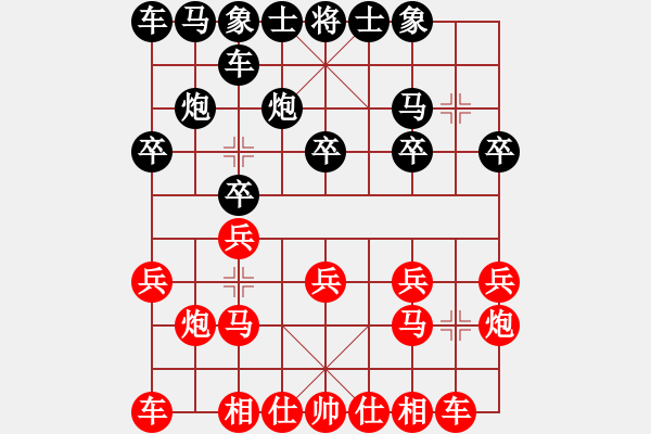 象棋棋譜圖片：女子組 4-4 江蘇 劉紫涵 紅先和 遼寧 唐佳淇 - 步數(shù)：10 