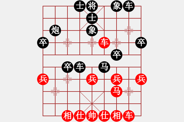 象棋棋譜圖片：閣中君子(8段)-勝-象棋勢家(日帥) - 步數(shù)：30 