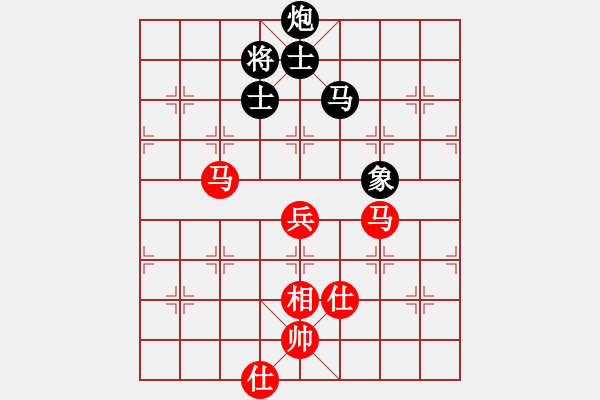 象棋棋譜圖片：滿山讀秒狗(天罡)-和-崇陽金月夜(風(fēng)魔) - 步數(shù)：200 